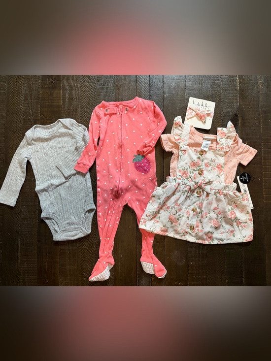 Other - (3 Pieces) Baby Girl Clothes, Size 12 Months
